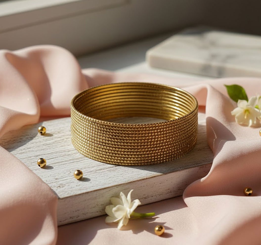 Kashish Elegant Curly Style Cut Bangle Kashish Elegant Curly Style Cut Bangle