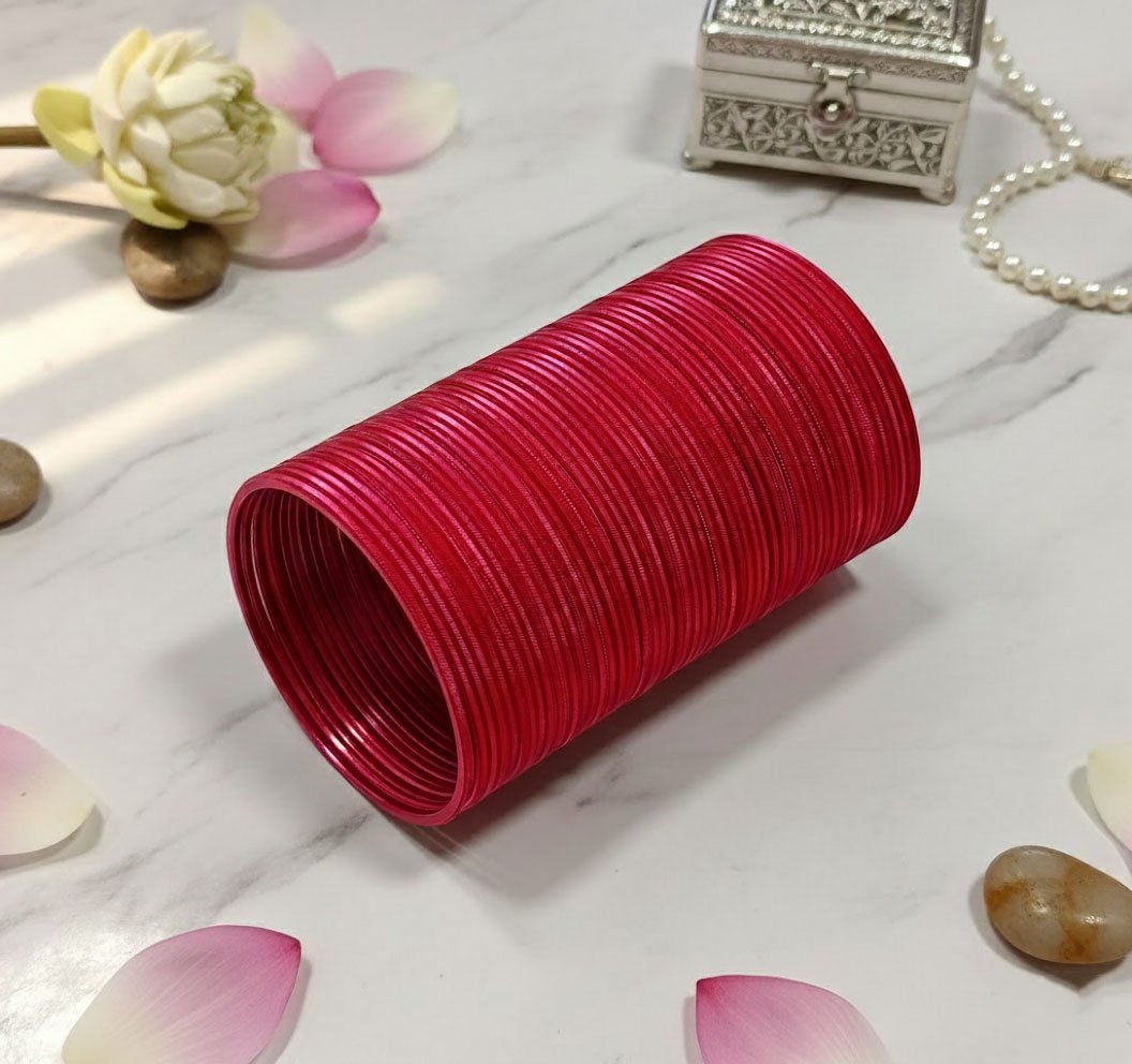 Makhmali 1 Best Quality Plain Bangles Image