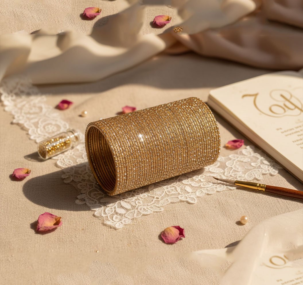 Dhoom4 Elegant Curly Style Cut Bangle Image